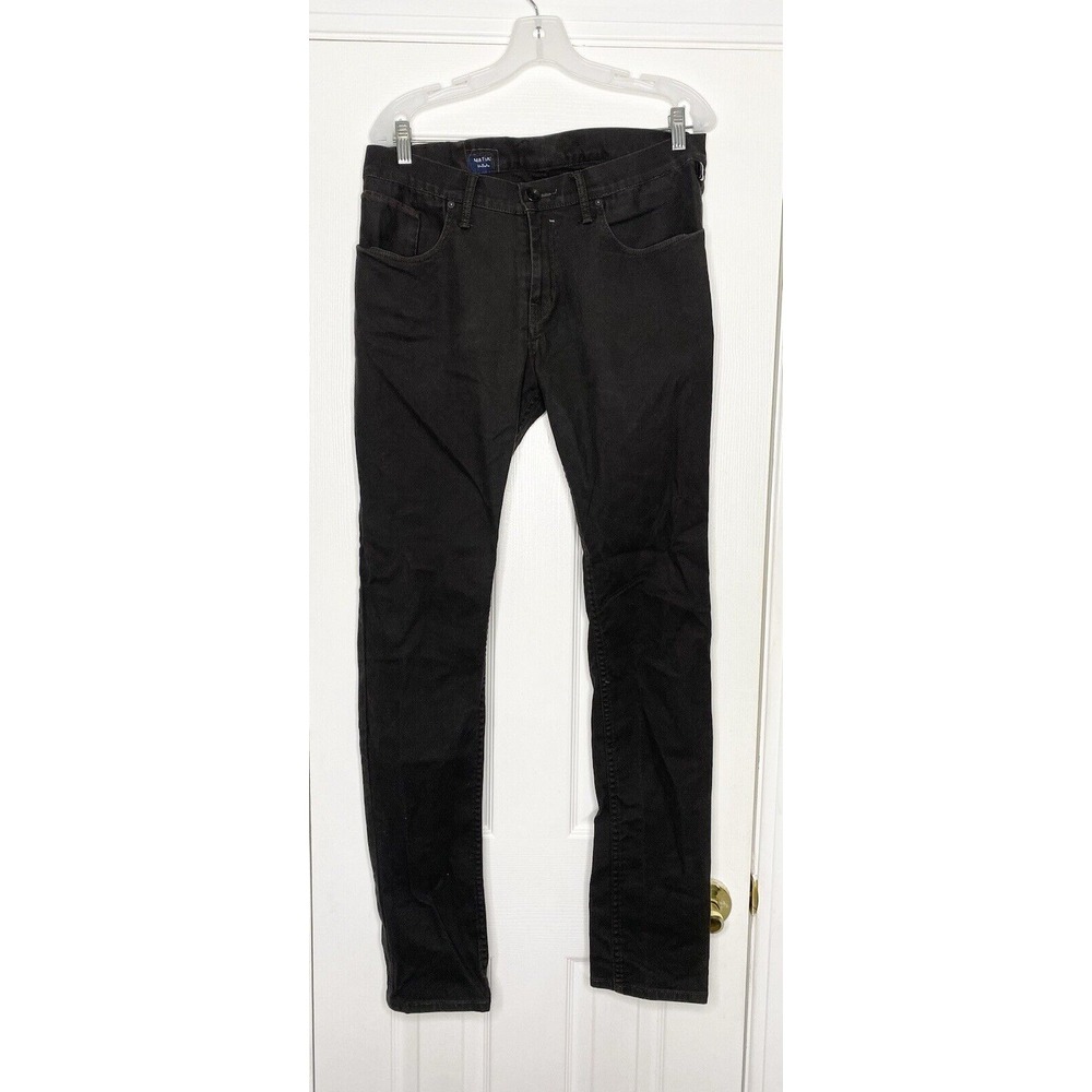 Matias‎ USA Women's Denim Barri Straight Skinny Jeans Grey Black 33